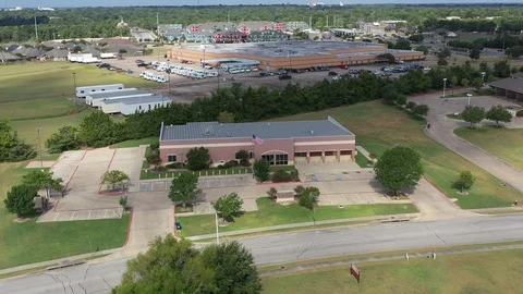 Social Security Administration office, Bryan, Texas, USA Stock Footage 129279044