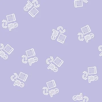 Social security benefit allowance line seamless pattern イラスト素材
