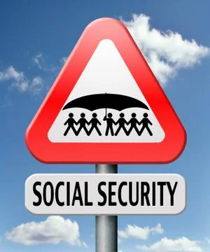 Social security Illustrazione stock
