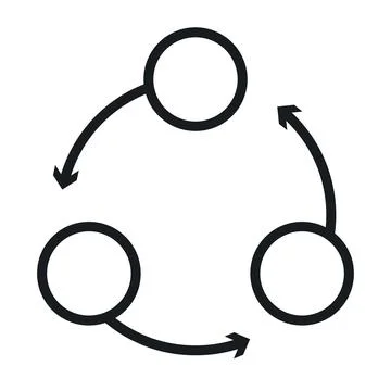 Social Share Icon Ideal for Networking and Online Distribution Stockillustratie