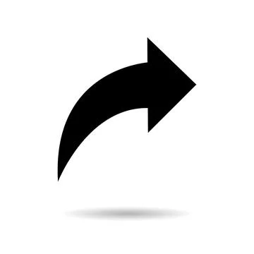 Social share, send, data, like symbol for web. Media button sign, flat design Stock Illustration