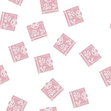 Social sharing glyph seamless pattern イラスト素材