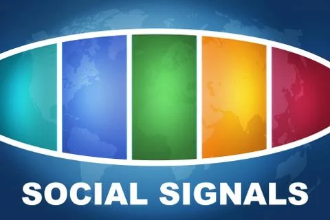 Social signals Stock Illustration