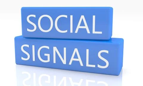 Social signals Stock Illustration