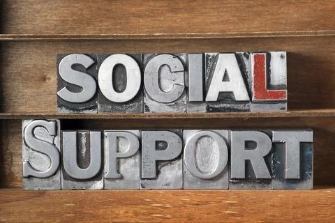 Social support tray Stock Photos