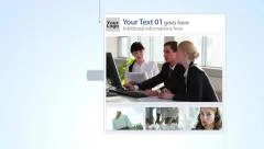 Social Team Presentation - Apple Motion 5 and Final Cut Pro X Template Stock After Effects
