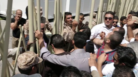 Social Unrest in Libya 動画素材 48077606