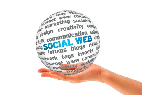 Social web Stock Illustration