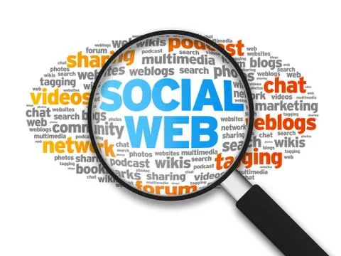 Social web Stock Illustration