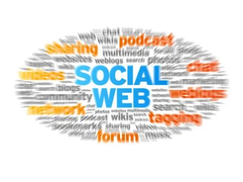 Social web Stock Illustration