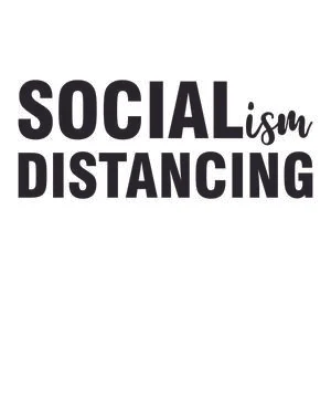 Socialism Distancing Illustrazione stock