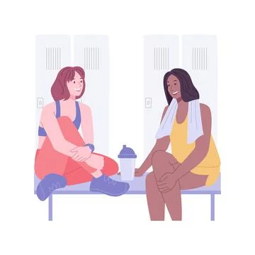 Socialization isolated cartoon vector illustrations. Stock Illustration