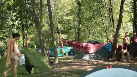 Socializing in the camp Vidéo 93791785