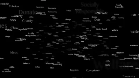 SOCIALLY RESPONSIBLE Keywords Animation, Background, Loop 库存影片 330970018