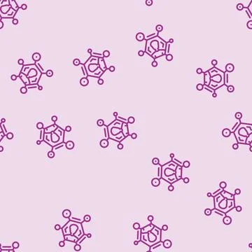 Society esg line vector seamless pattern Ilustración de archivo