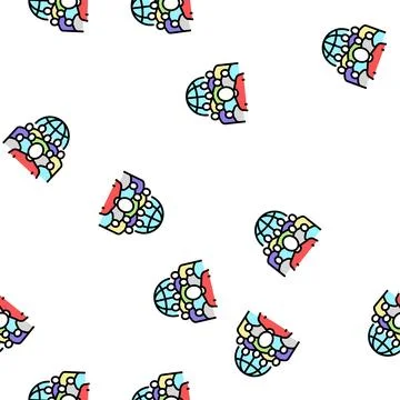 Society people vector seamless pattern Stock Illustration