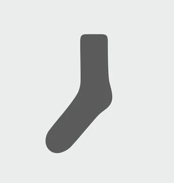 Sock icon on a background. Stock Illustration