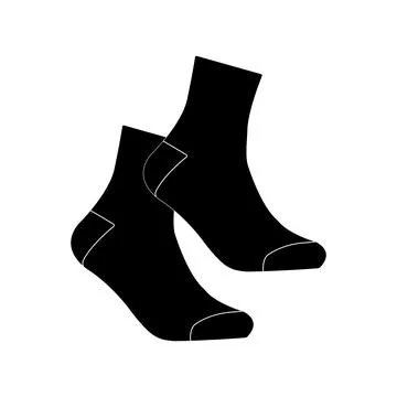 Sock icon Stock Illustration