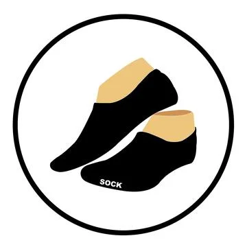 Sock icon Stock Illustration