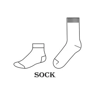 Sock icon Stock Illustration