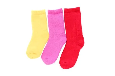 Sock on isolated Stock Photos