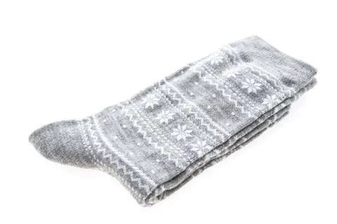 Sock isolated on white Stock Photos