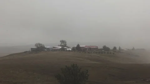 Socked In by Fog Stock Footage 54759644