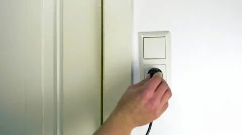 Socket and plug Stock Footage 12096407