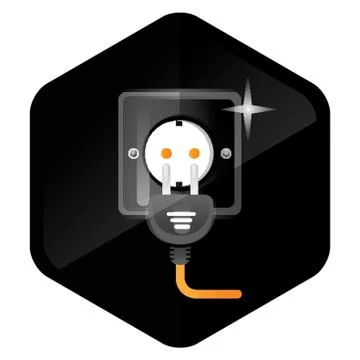 Socket And Plug Illustrazione stock