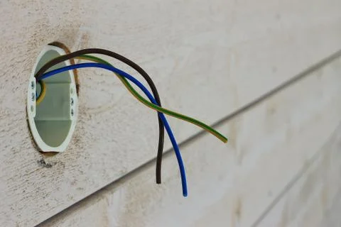 Socket back box Stock Photos