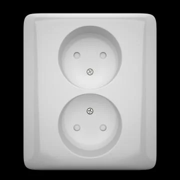 Socket black background Stock Illustration
