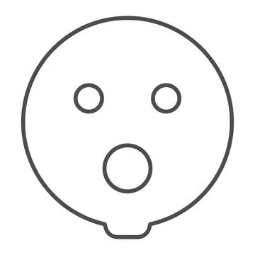 Socket charger port thin line icon, Electric car concept, Electric Car charging Stock Illustration