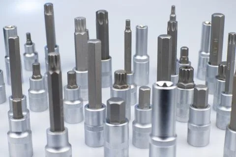 Socket head tools for repair. Stock Illustration