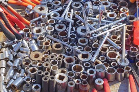 Socket hex tools Stock Photos