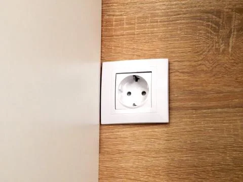 Socket for home appliances Stock Photos