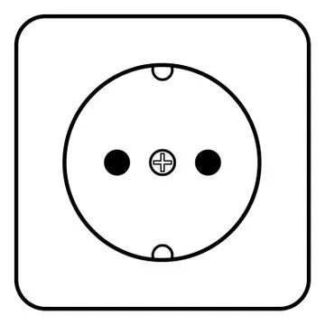 Socket icon Stock Illustration