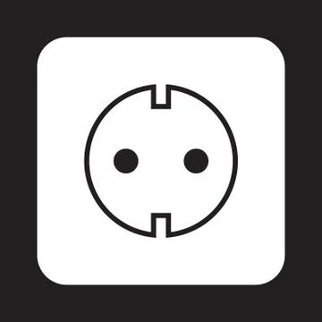 Socket icon Stock Illustration