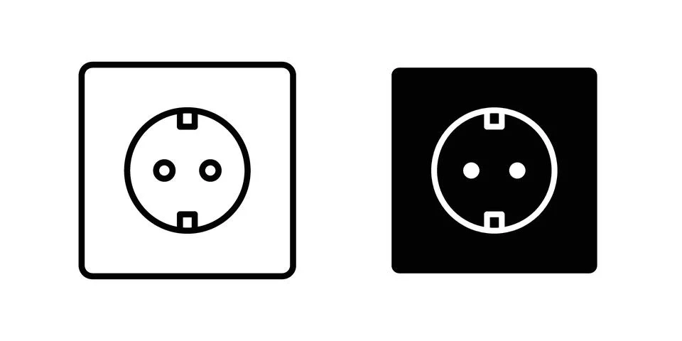 Socket icon Illustration Eps10 for web or app Stock Illustration