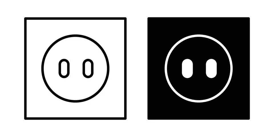 Socket icon or illustration vector symbols Stock Illustration