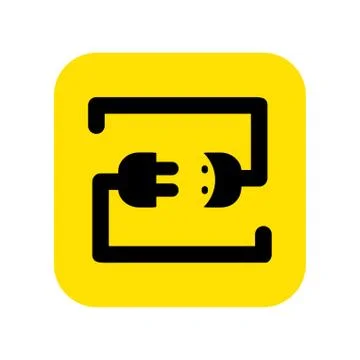 Socket icon vector 스톡 일러스트