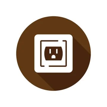 Socket icon vector Stockillustratie