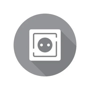 Socket icon vector Illustrazione stock