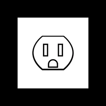 Socket it is icon . Stock Illustration