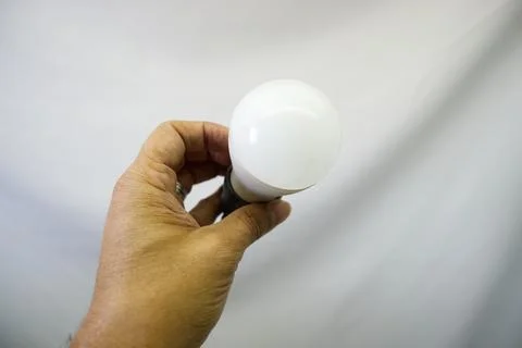 Socket for LED or incandescent bulb Foto stock