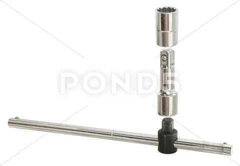 Socket spanner set Stock Photos