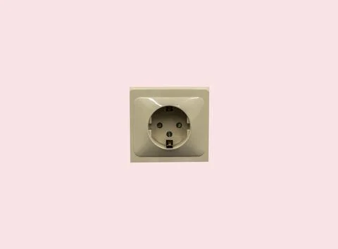 Socket switch for home, isolate Stock Illustration