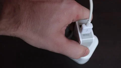 Socket with three connectors for equipment. The carrier is white Stock Footage 230682146