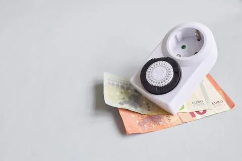 Socket with timer Stock Photos