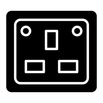 Socket Vector Icon Design Illustration Stock Illustration