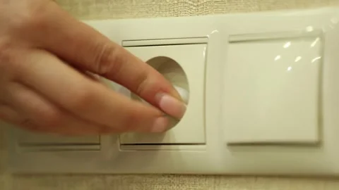 The socket on the wall 1 Stock Footage 320416674